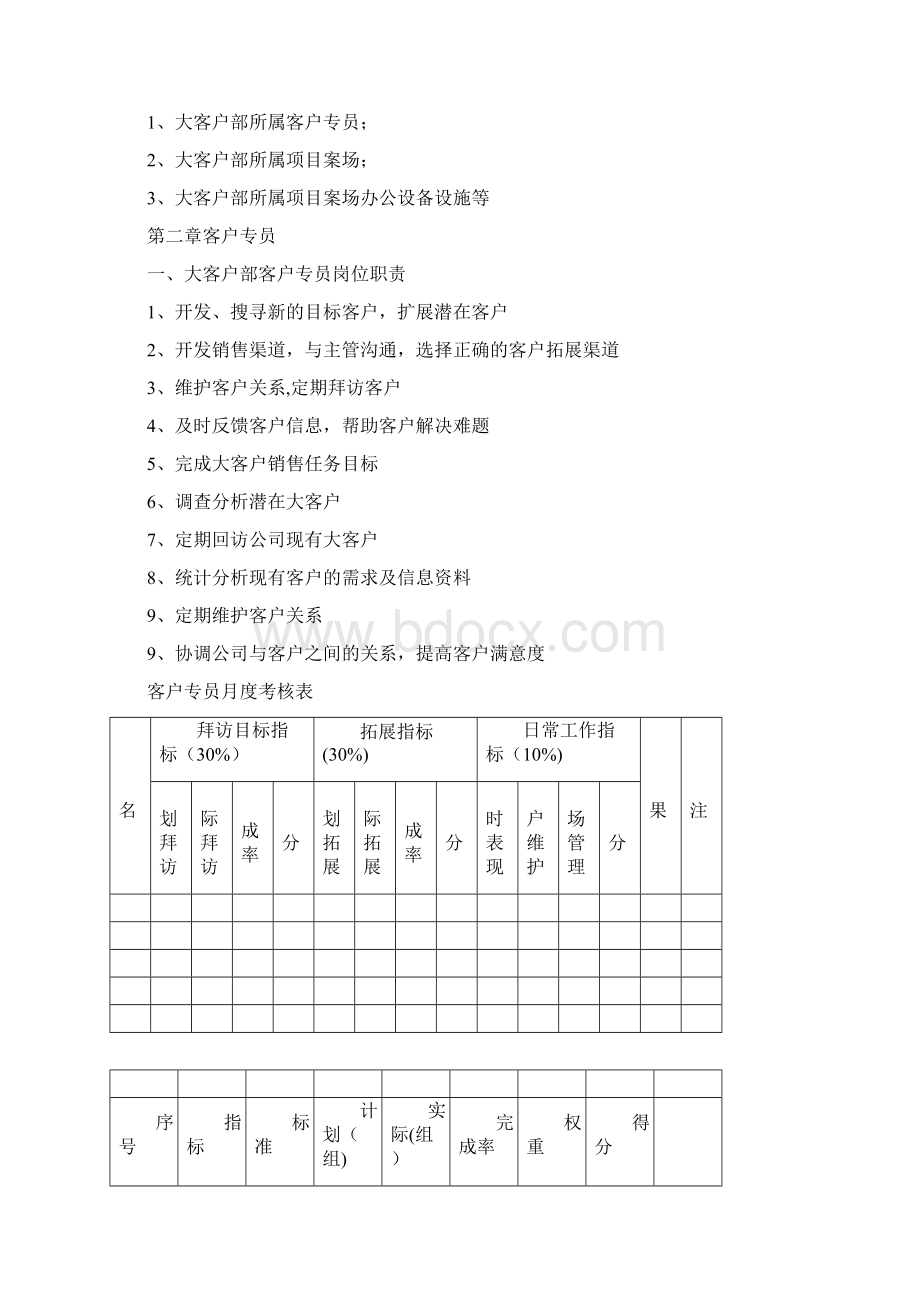 大客户部岗位职责Word格式文档下载.docx_第2页