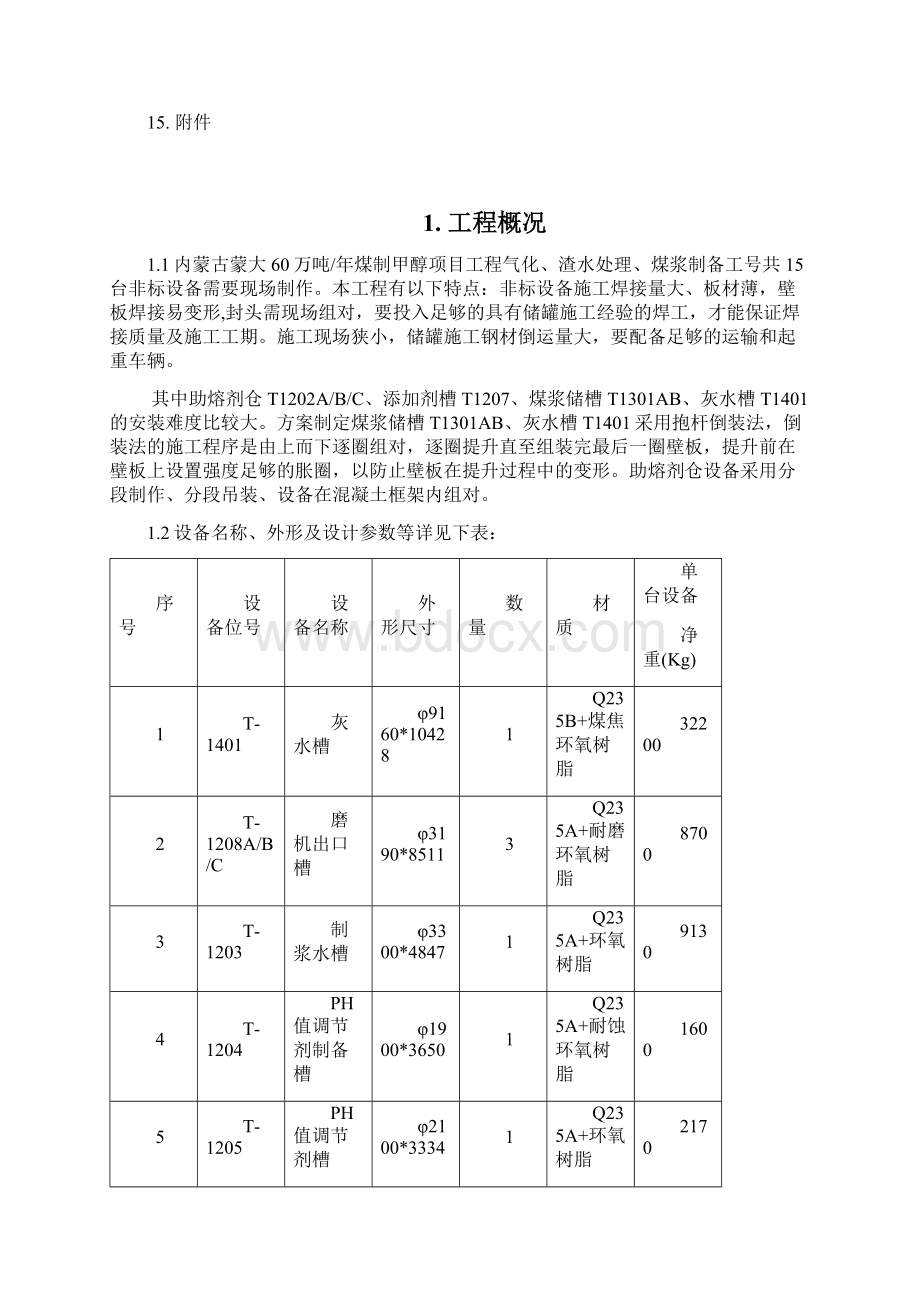 灰水槽等15台非标设备制作方案.docx_第2页