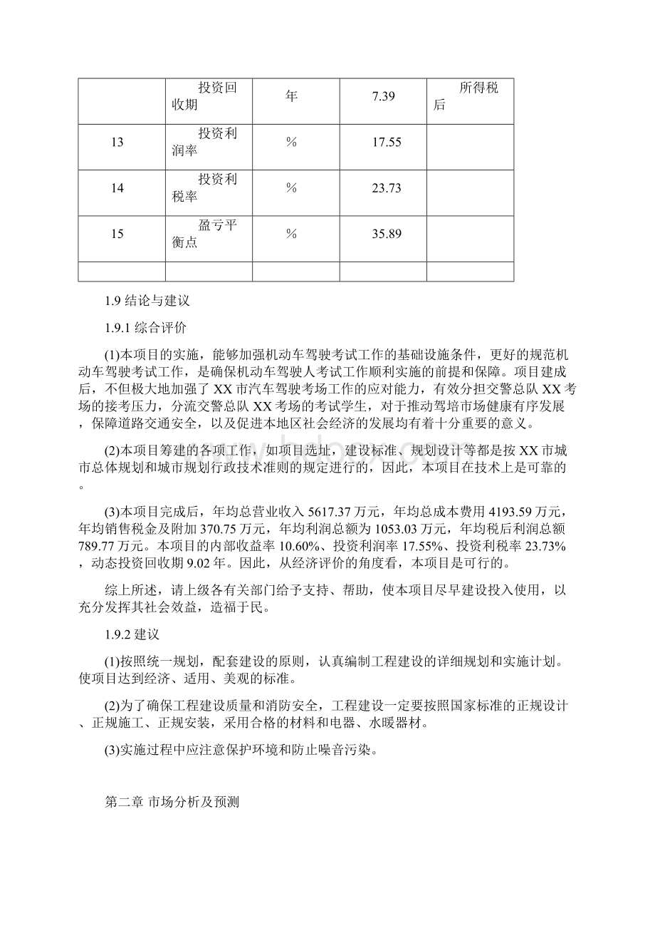 某汽车驾驶考试场建设项目建设可行性研究报告Word下载.docx_第3页