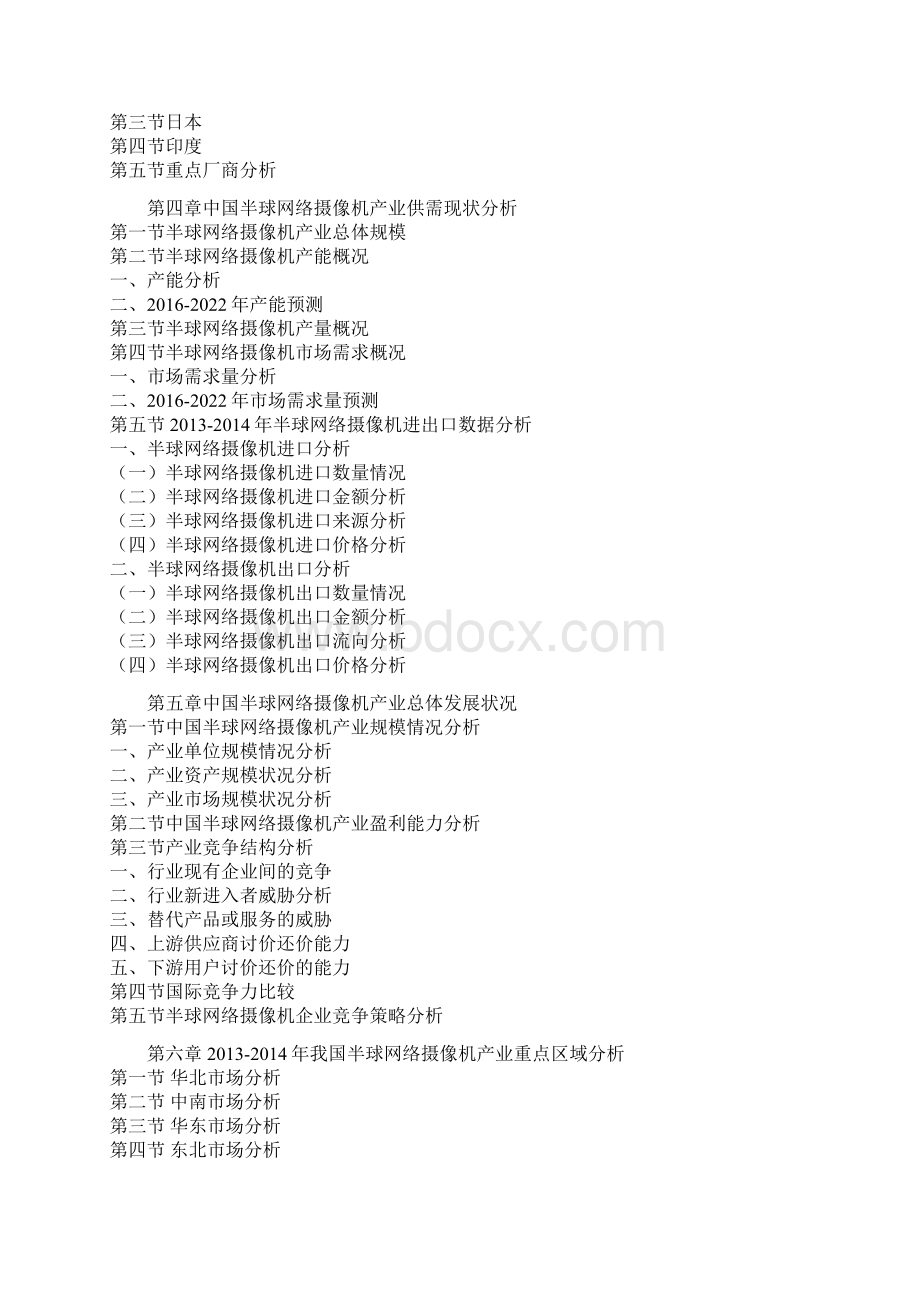 中国半球网络摄像机市场规模现状与企业发展商机研究报告.docx_第3页