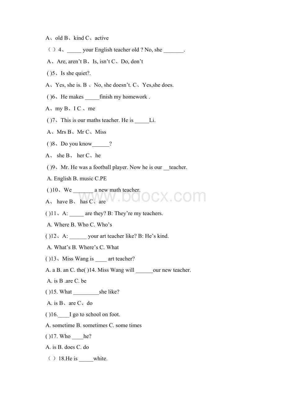 英语小学五年级上册总复习练习题全册Word文件下载.docx_第3页