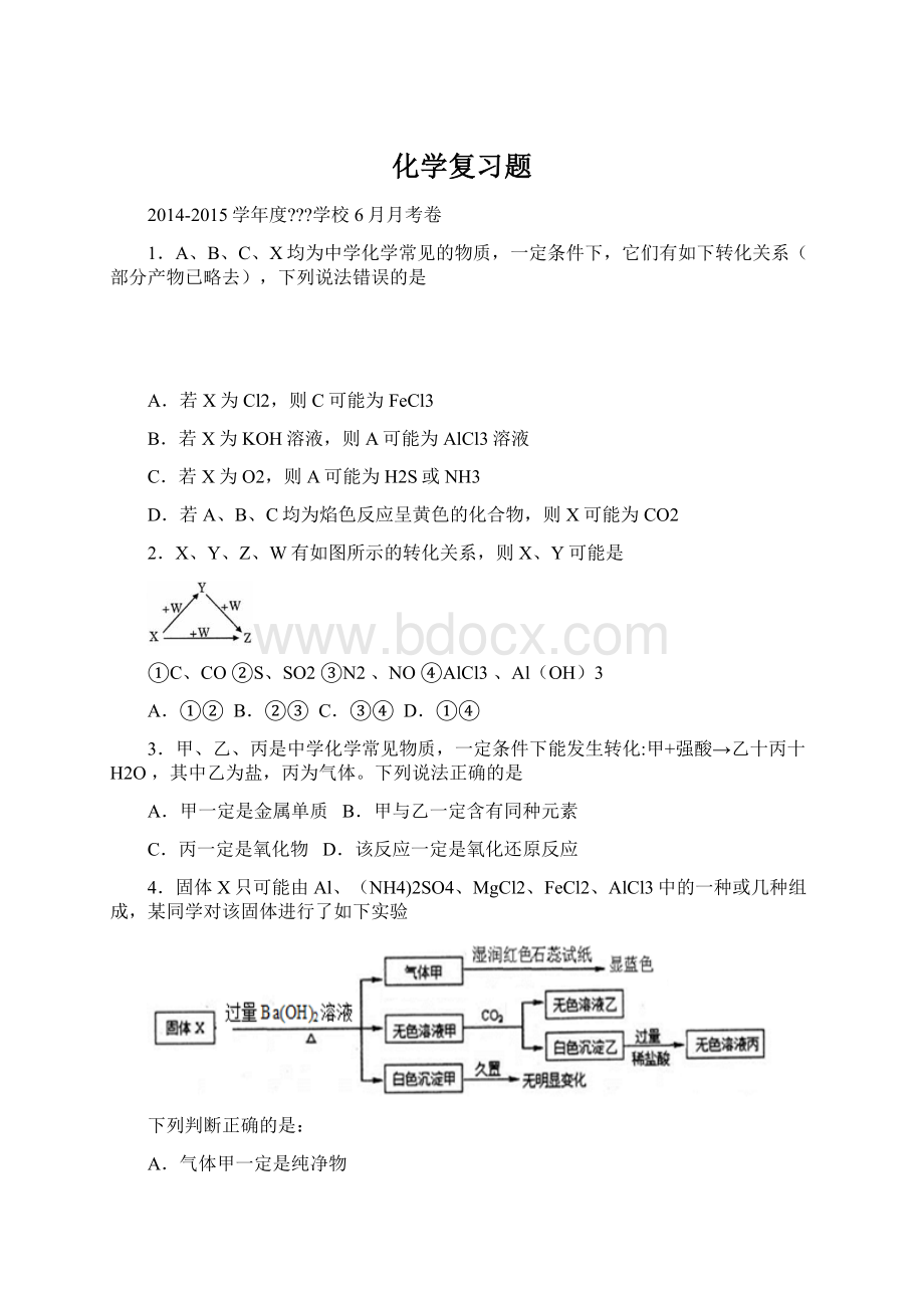 化学复习题.docx_第1页