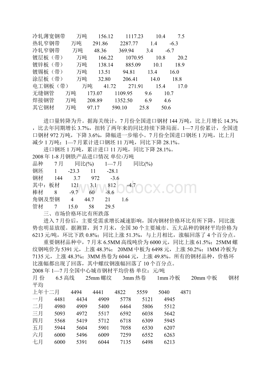 我国钢材价格下跌的真正原因Word下载.docx_第3页