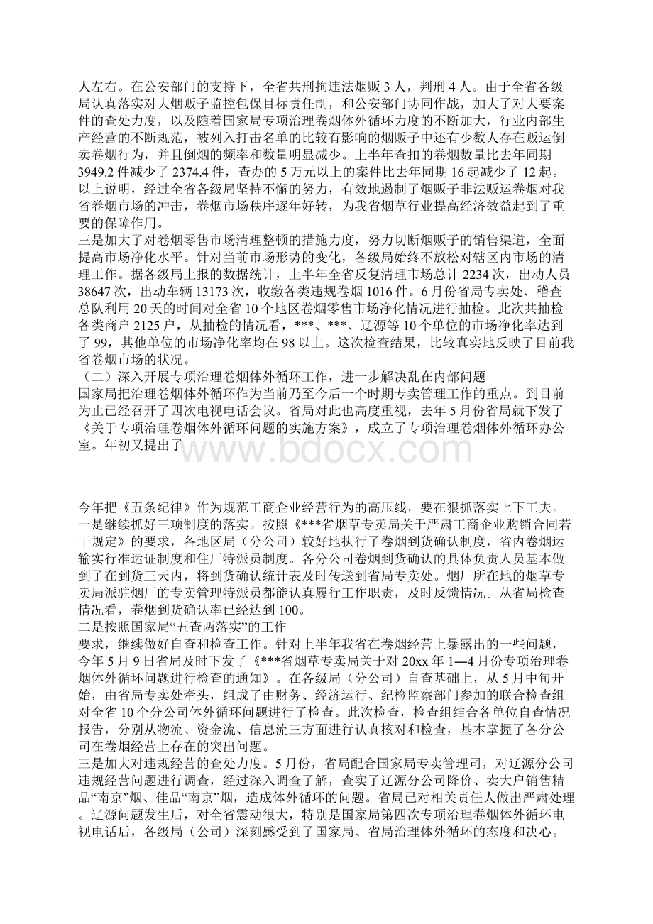 烟草专卖管理工作座谈会上的讲话.docx_第2页