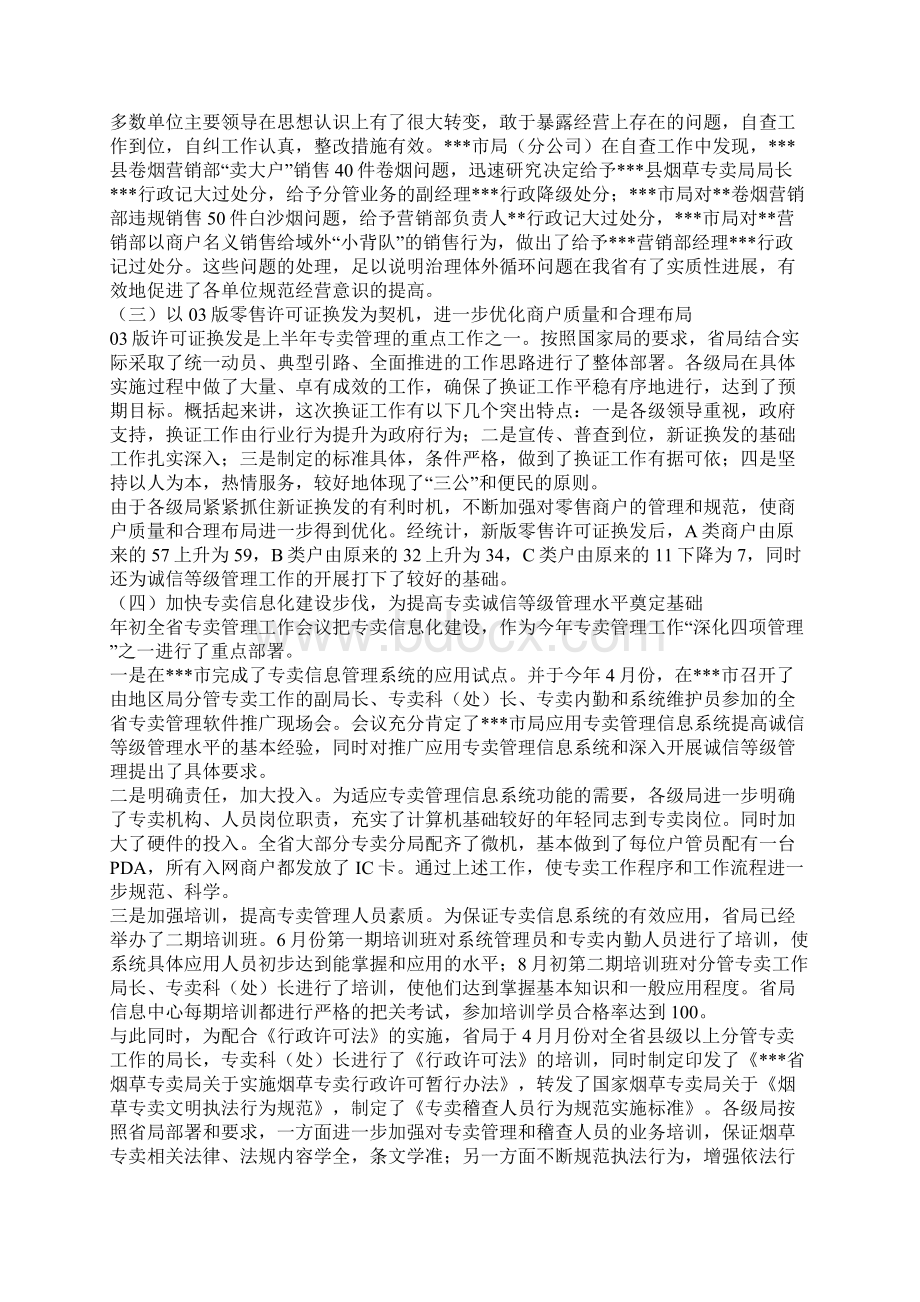 烟草专卖管理工作座谈会上的讲话.docx_第3页