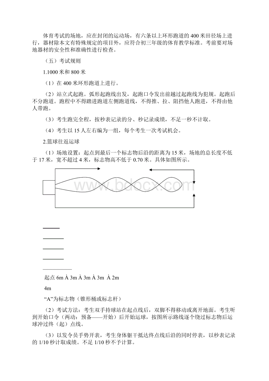 北京市初中毕业升学体育考试实施方案.docx_第3页