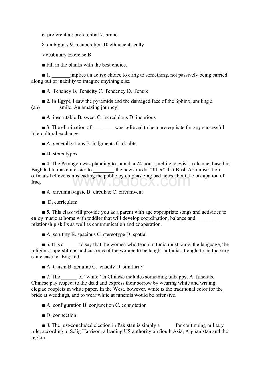 武汉大学研究生英语unit1 to unit5 vocabulary.docx_第2页