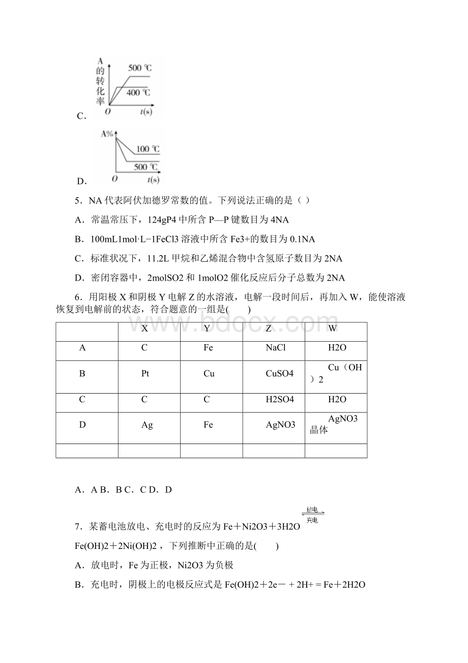 云南省腾冲市第八中学最新高二下学期期末考试化学试题.docx_第2页