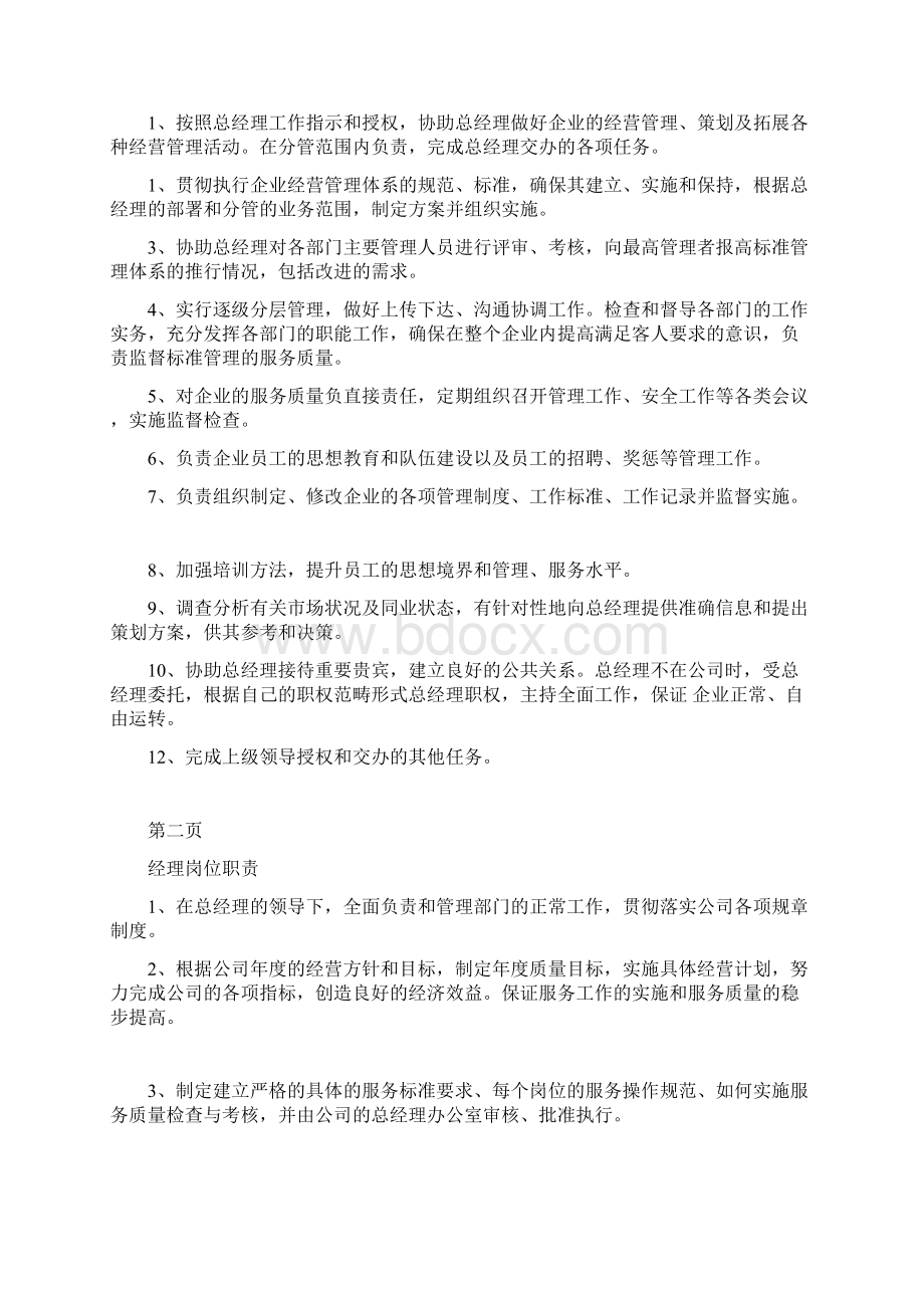 岸尚水堂各岗位职责文档格式.docx_第2页