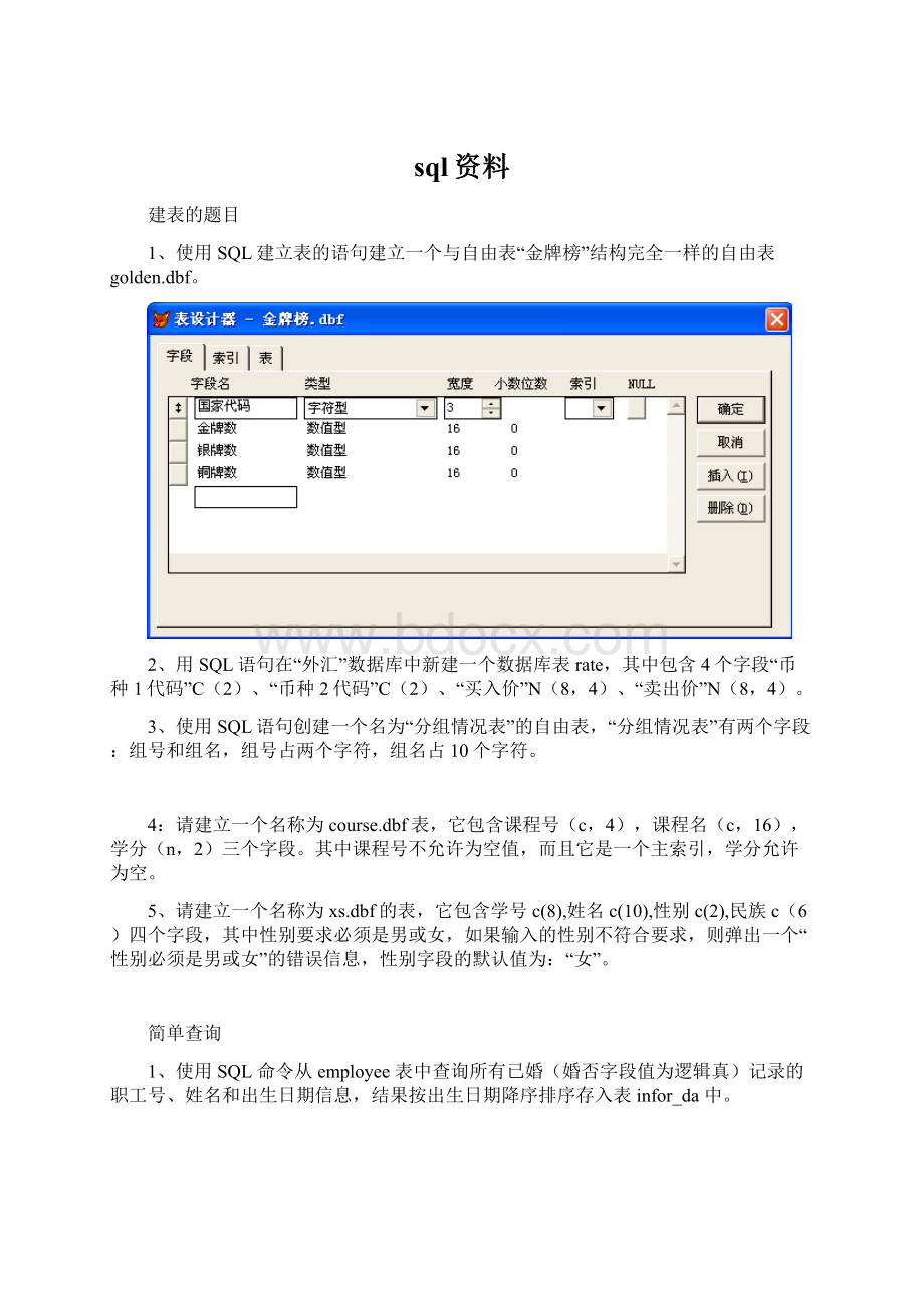 sql资料Word下载.docx