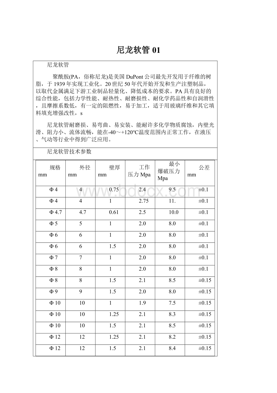 尼龙软管01.docx_第1页