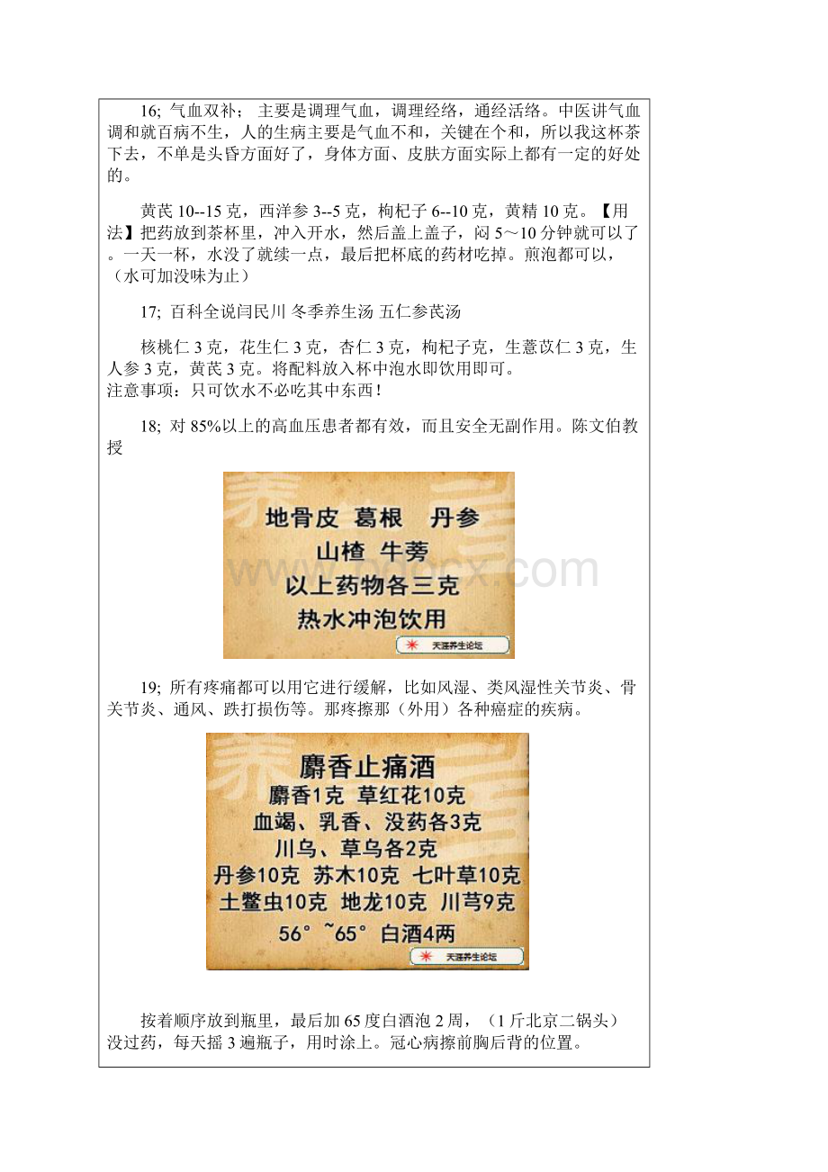 113个实用的网络上的小药方Word格式文档下载.docx_第3页