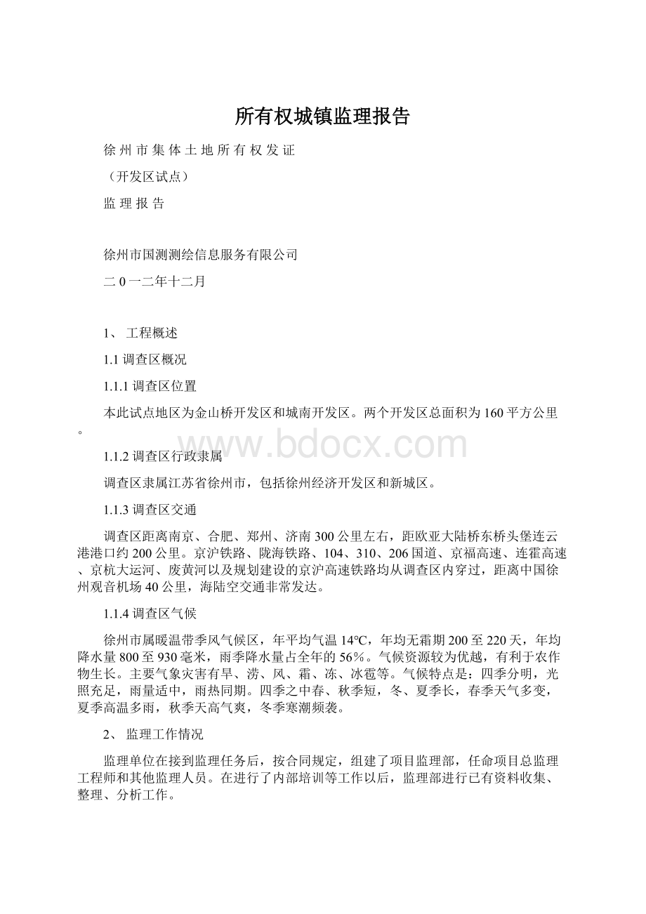 所有权城镇监理报告Word格式文档下载.docx