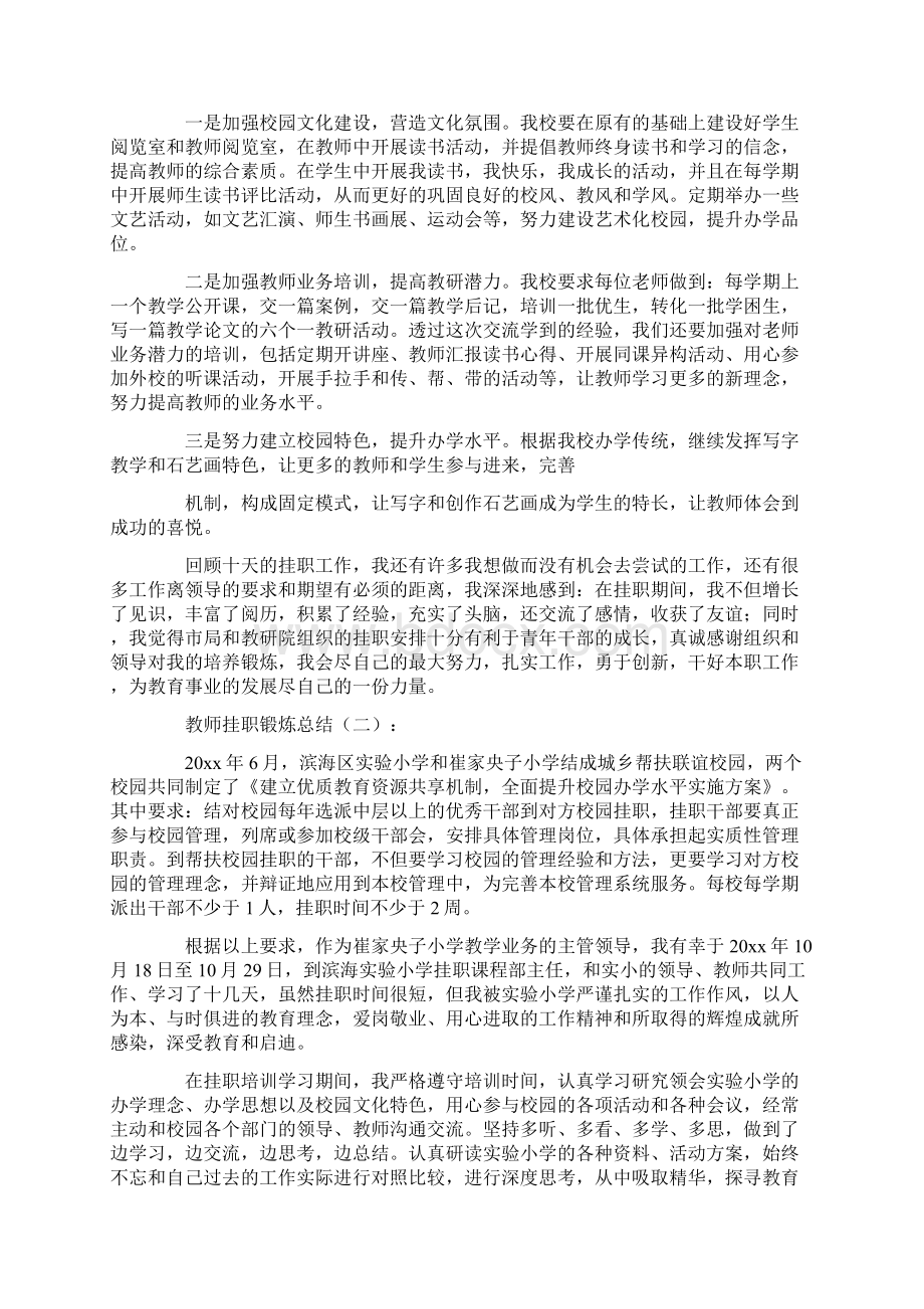 教师挂职锻炼总结15篇.docx_第3页