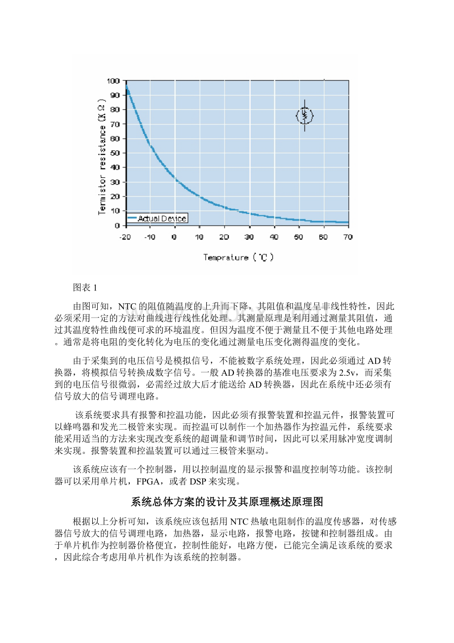 暑期电子设计大赛课题基于NTC热敏电阻的温度测量与控制系统的设计.docx_第3页