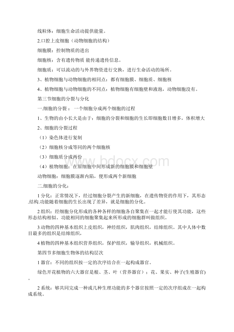 济南版初中生物七年级复习提纲.docx_第3页