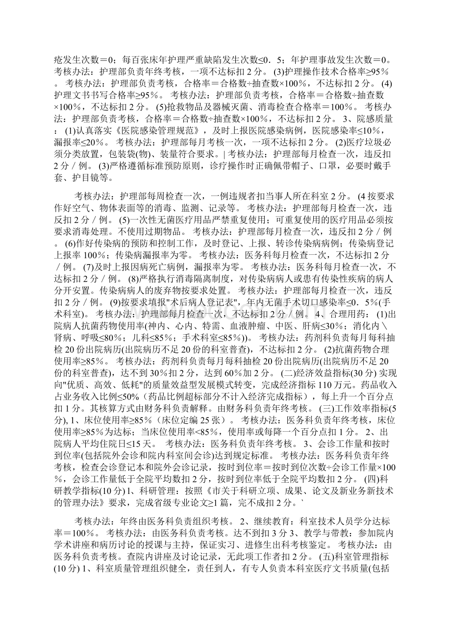 业务科室目标管理责任书5.docx_第2页