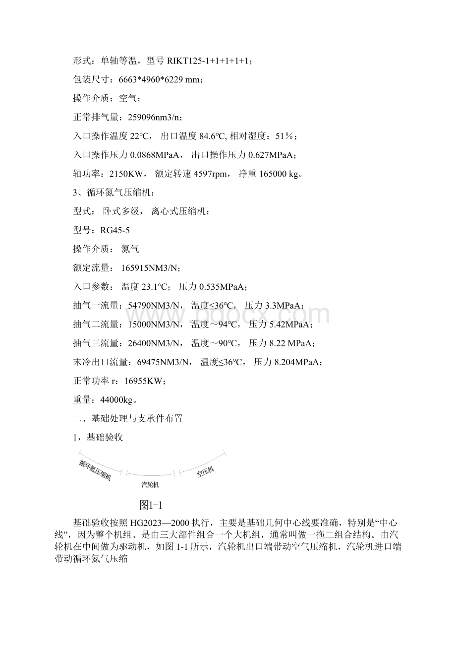 神华MAN大型离心压缩机安装总结.docx_第2页