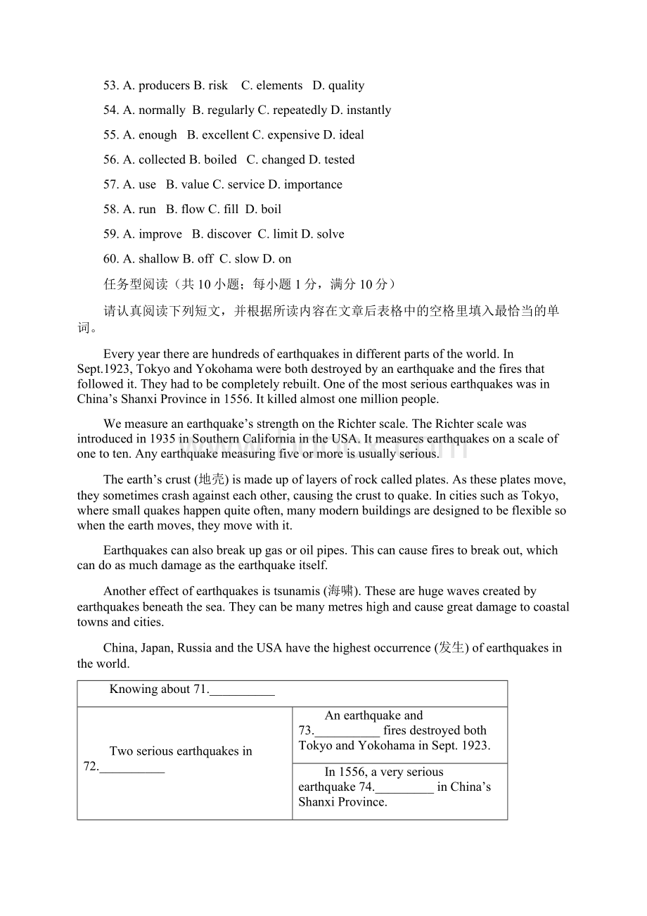 高三英语完型填空专项训练文档格式.docx_第2页