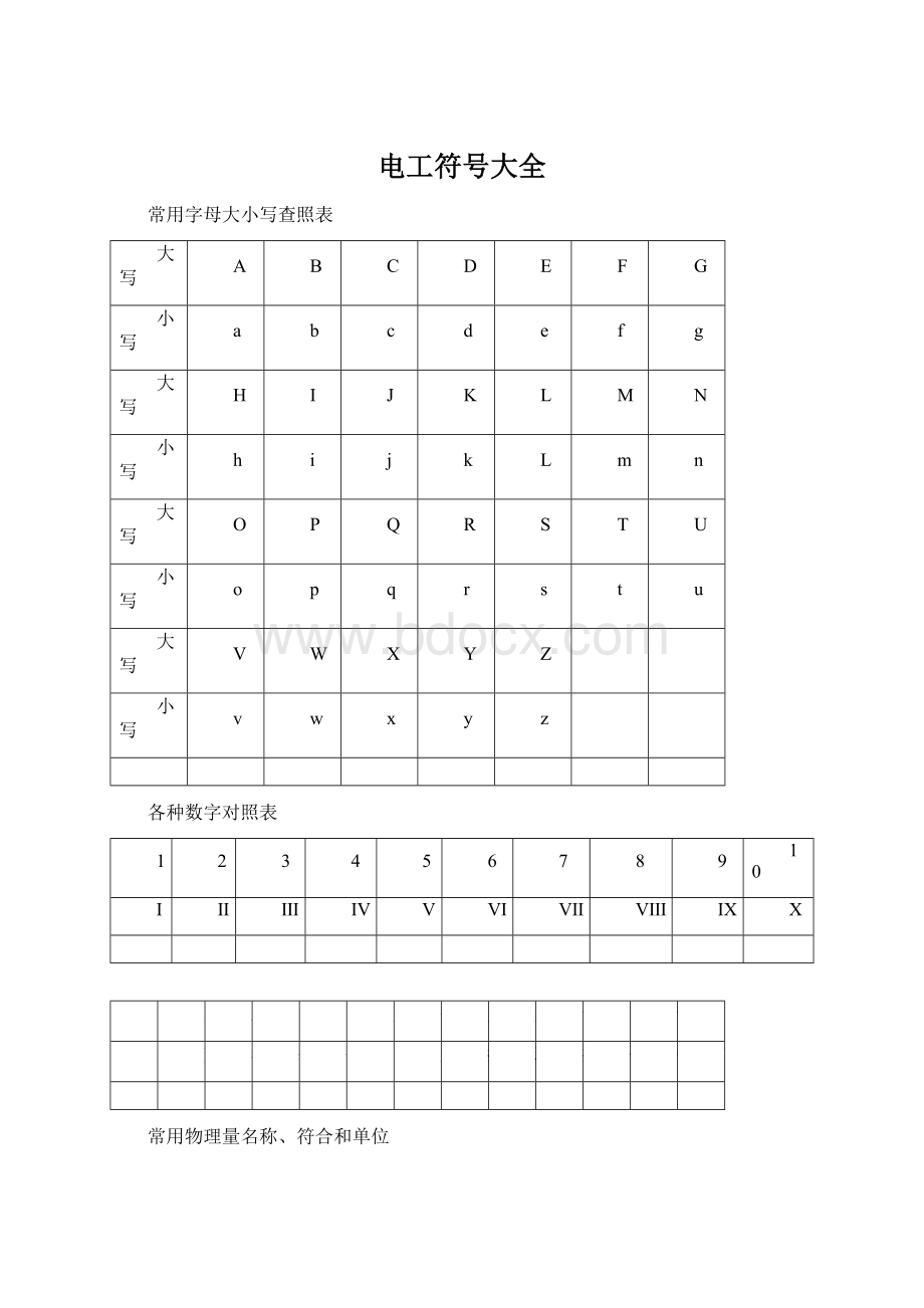 电工符号大全Word文件下载.docx