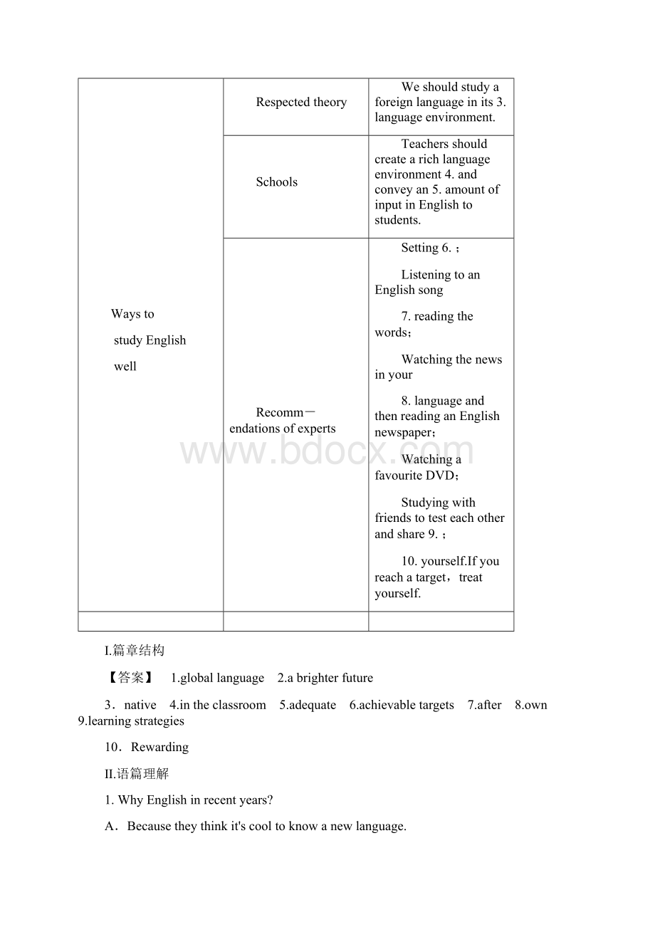 课堂新坐标教师用书高中英语 Unit 19 Language教案 北师大版选修7.docx_第3页