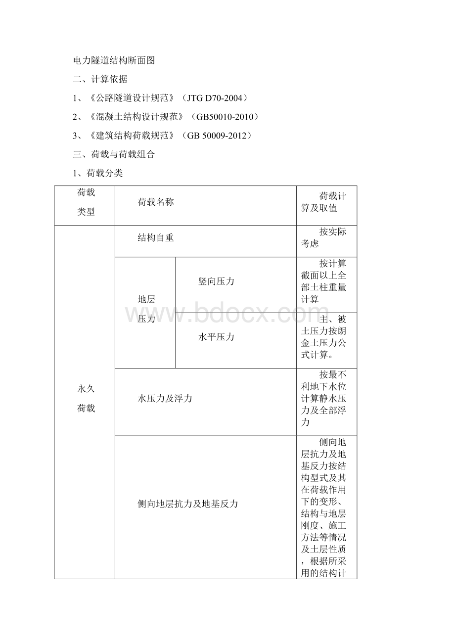 电力隧道计算书Word文档格式.docx_第2页