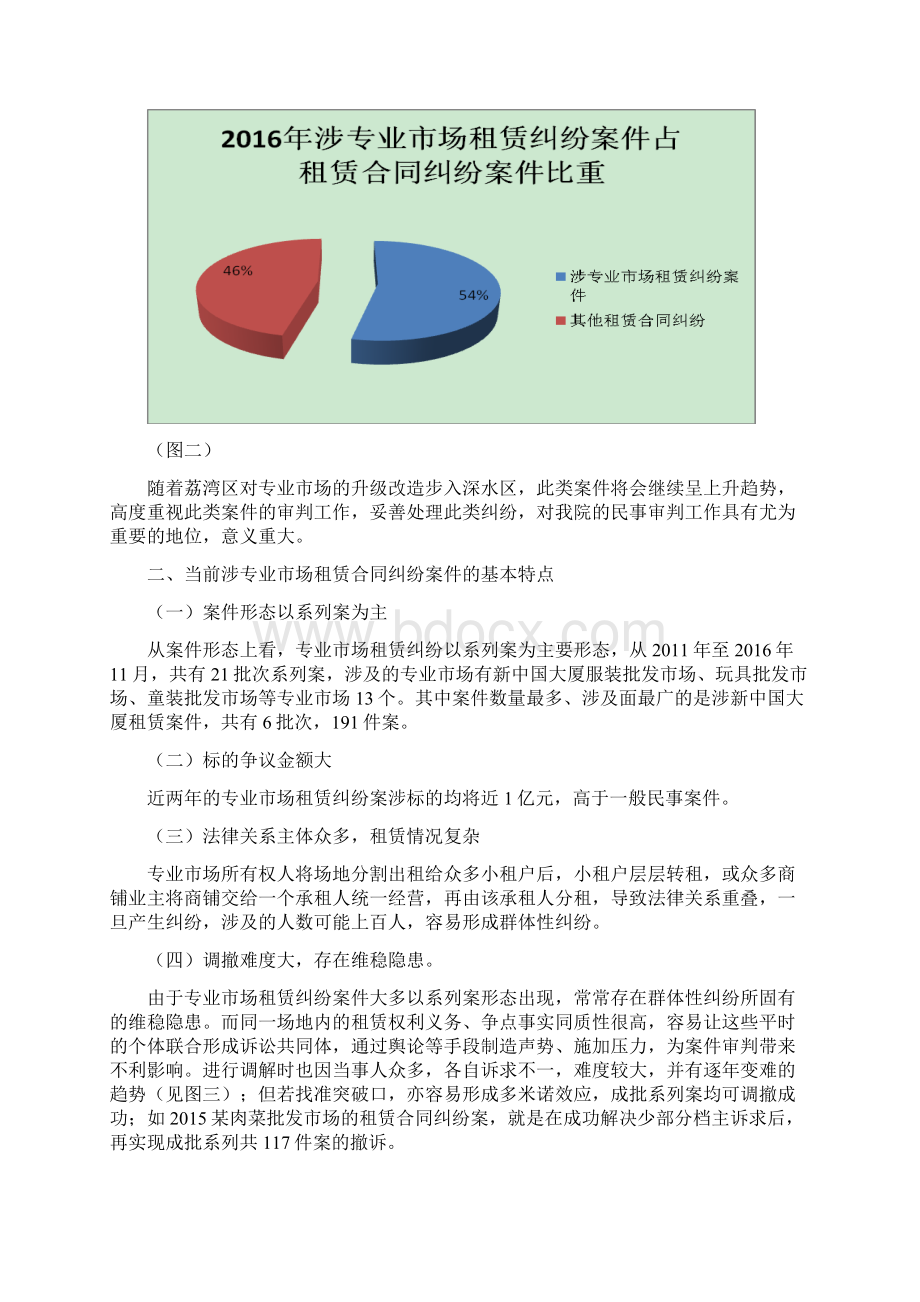 广州荔湾区人民法院涉专业批发场租赁纠纷案件情况综述.docx_第3页