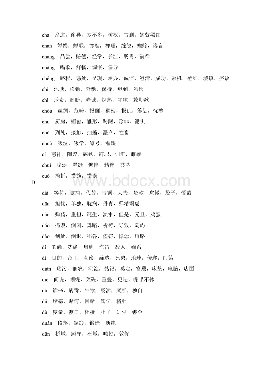 小学语文16年级同音字分类汇总A到Z建议收藏文末附电子版可打印.docx_第2页