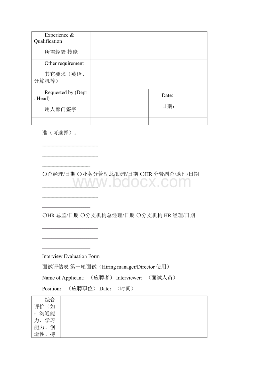 招聘申请文档格式.docx_第2页