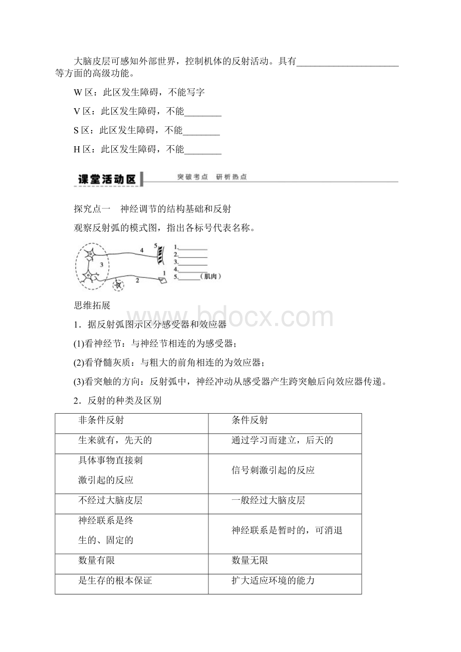 高考生物一轮复习34 通过神经系统的调节 新人教版.docx_第3页