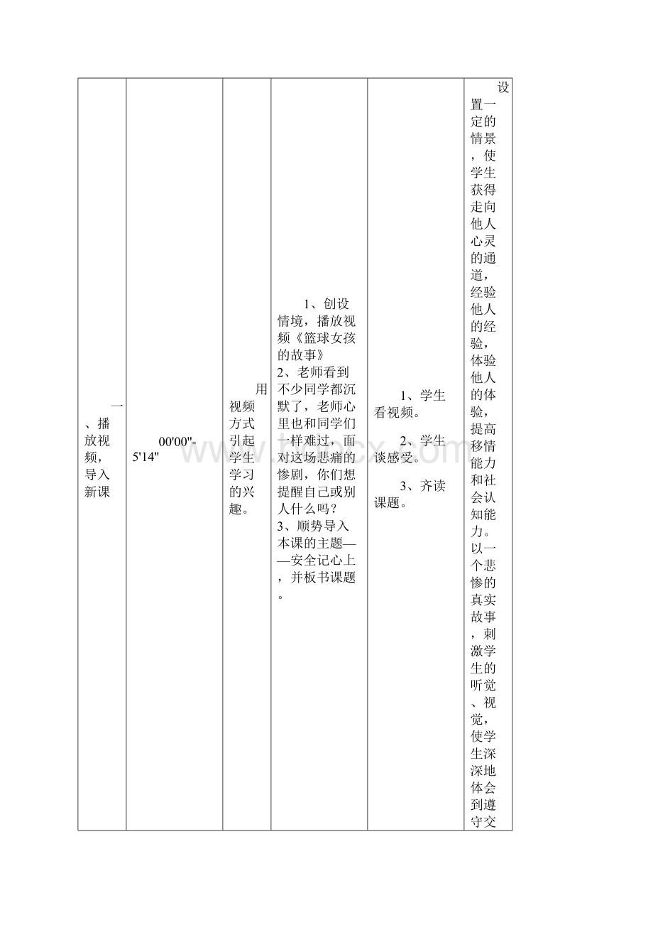 部编人教版小学道德与法治三年级上册《第三单元安全护我成长8安全记心上》公开课教学设计4.docx_第2页