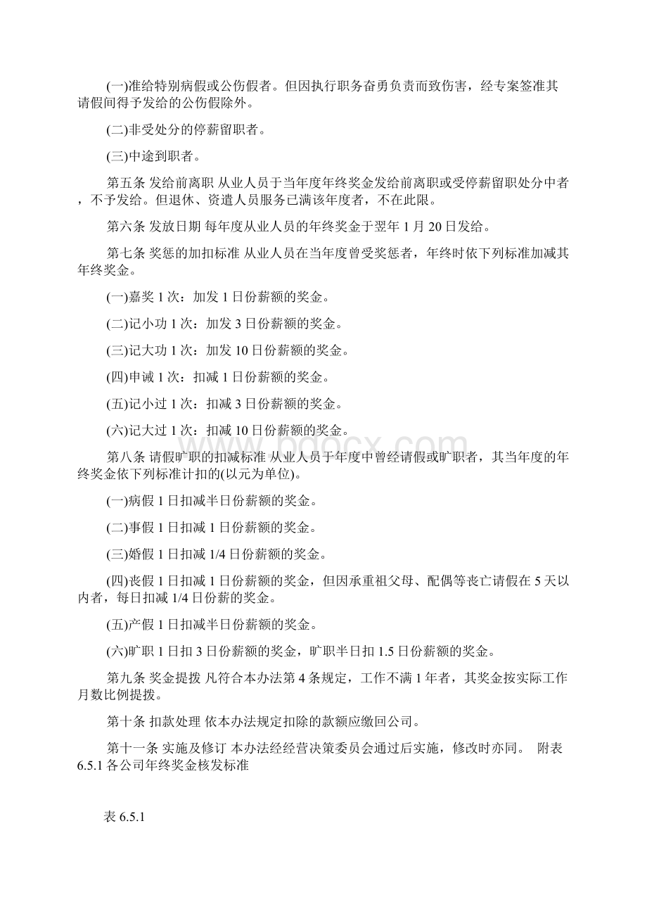 奖金管理制度典范奖金管理办法.docx_第3页