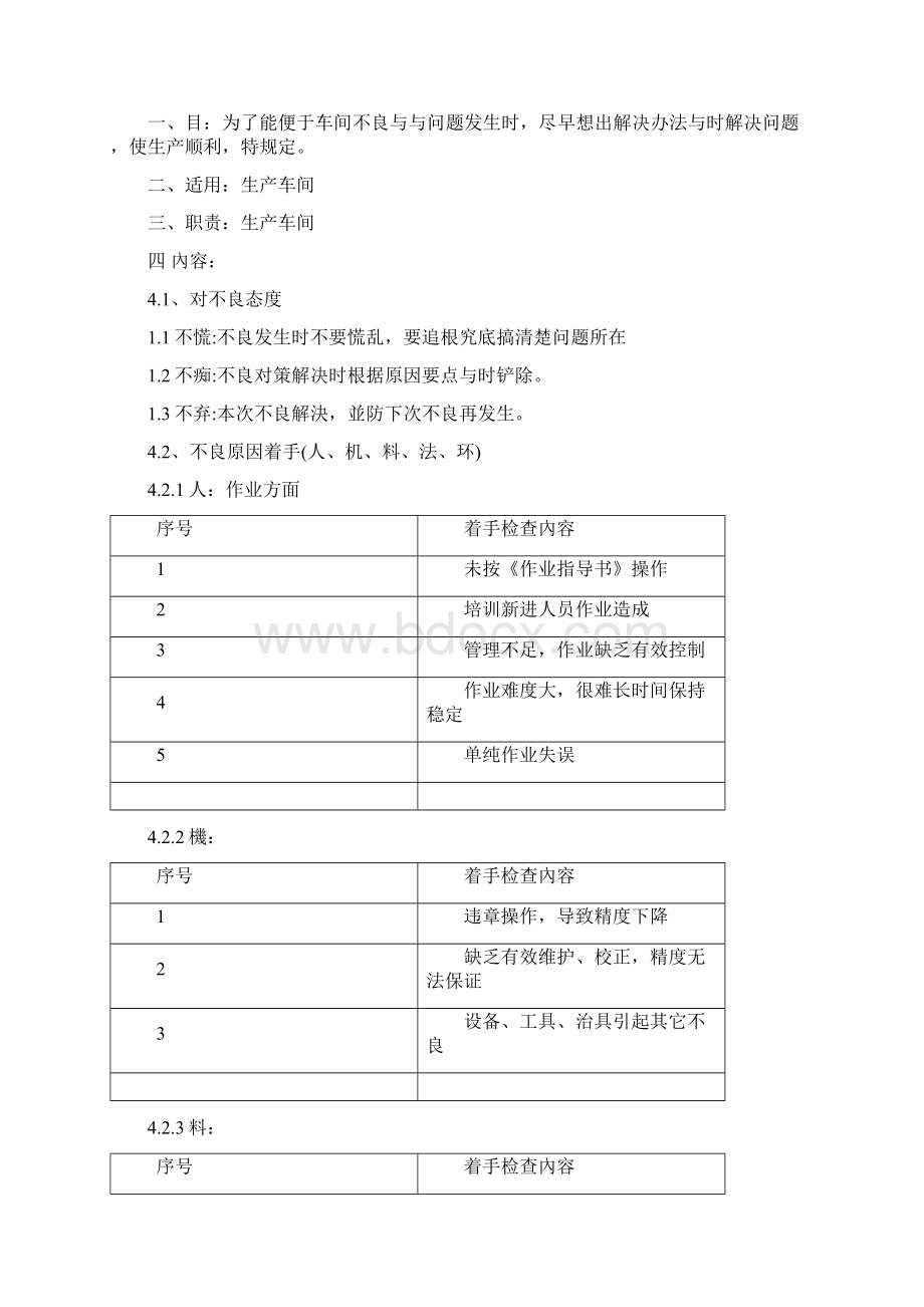 生产过程不良品控制与改善管理制度.docx_第3页