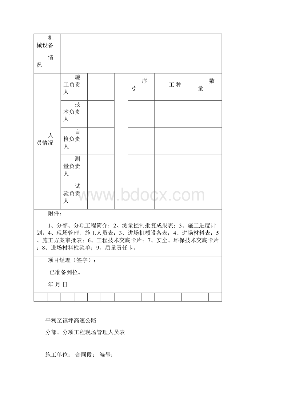 分部分项工程开工报告材料样板Word下载.docx_第3页