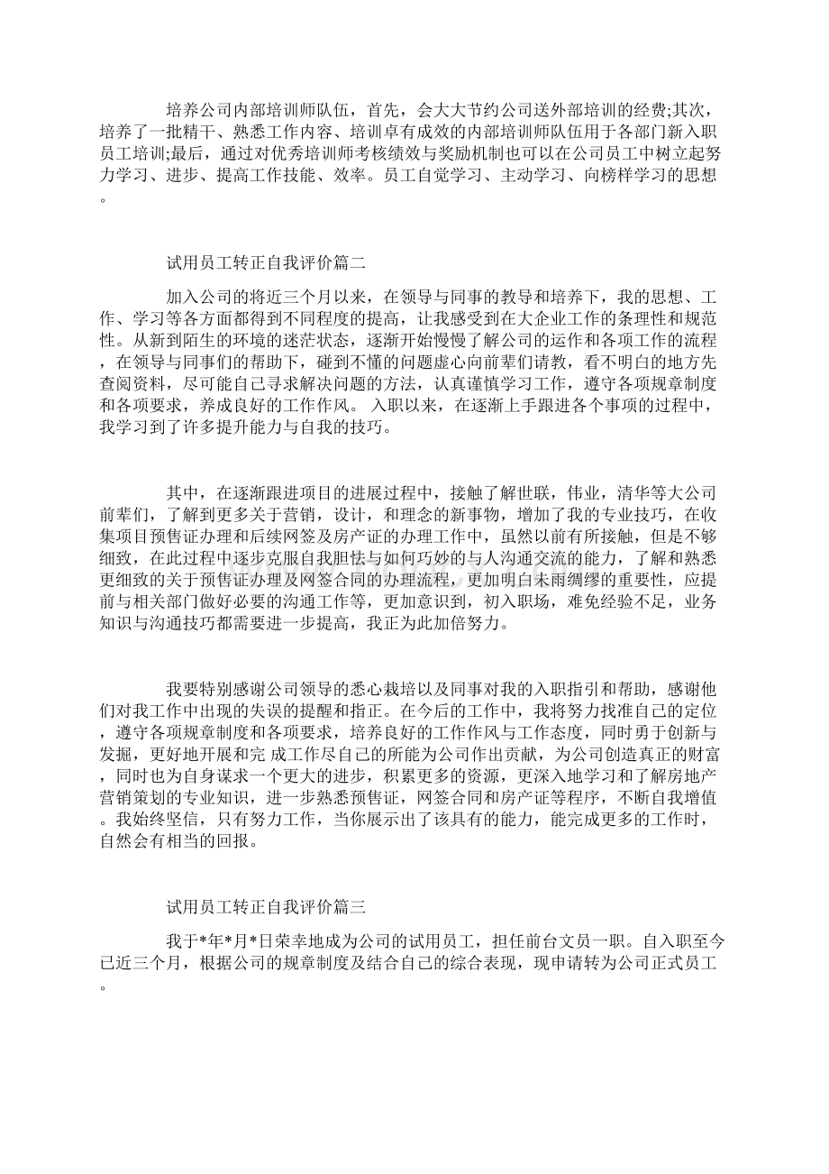 试用员工转正自我评价文档格式.docx_第3页