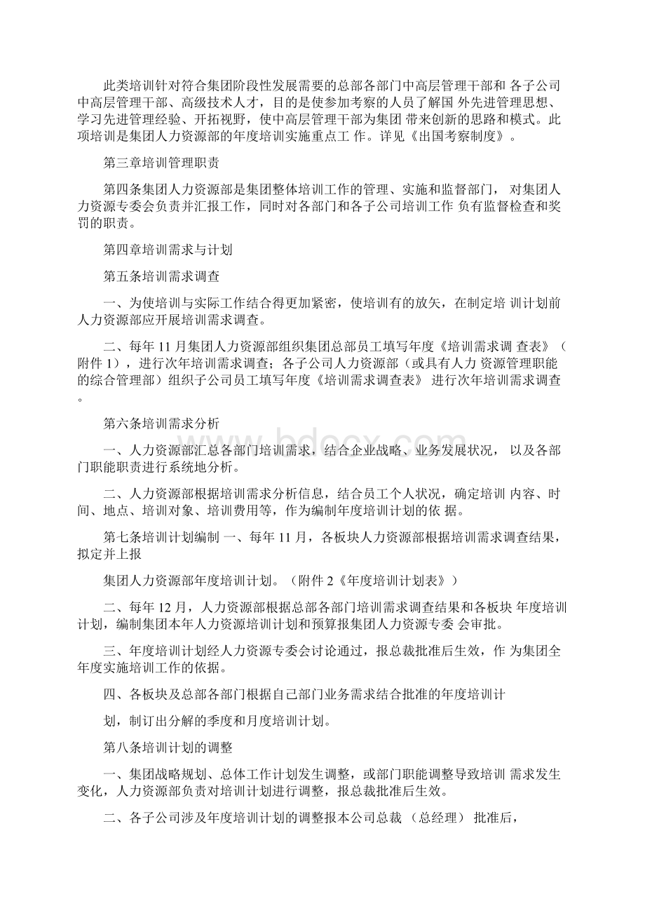 精编蓝光集团培训管理制度.docx_第3页