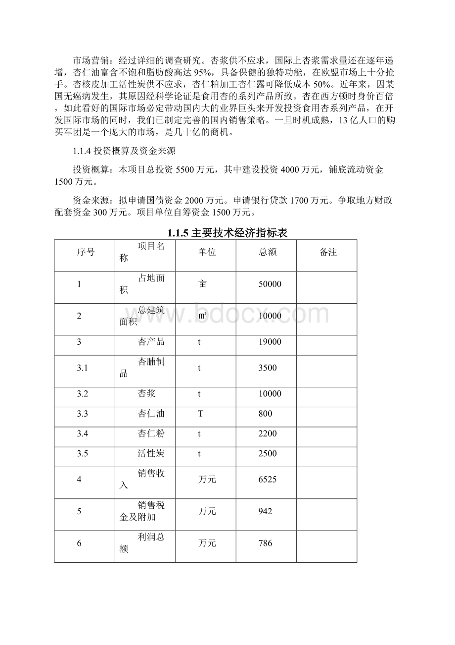 19000吨食用杏产品加工可行性研究报告.docx_第2页