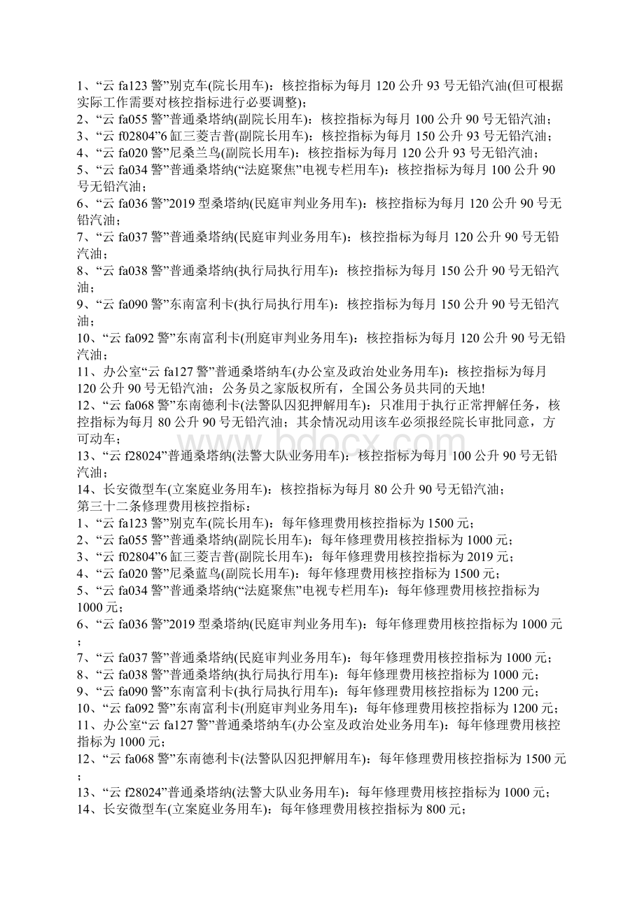 法院机动车辆暂行管理规定.docx_第3页