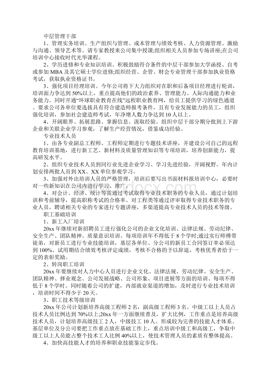 年度培训工作计划.docx_第2页