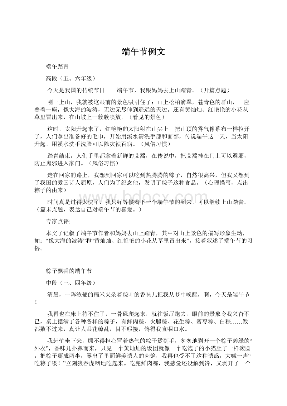 端午节例文文档格式.docx_第1页