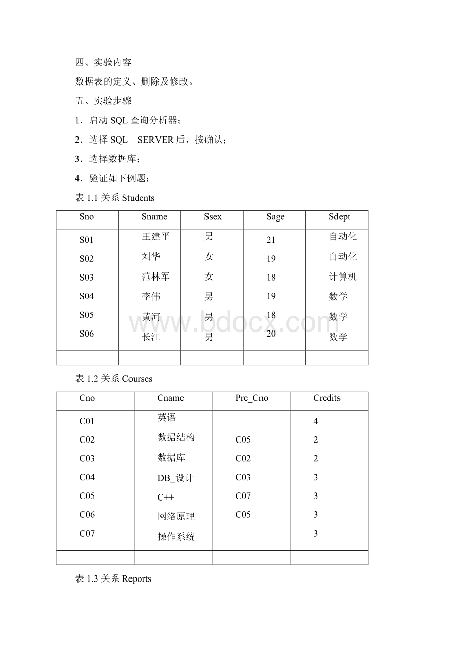 数据库系统原理实验指导书110630.docx_第2页