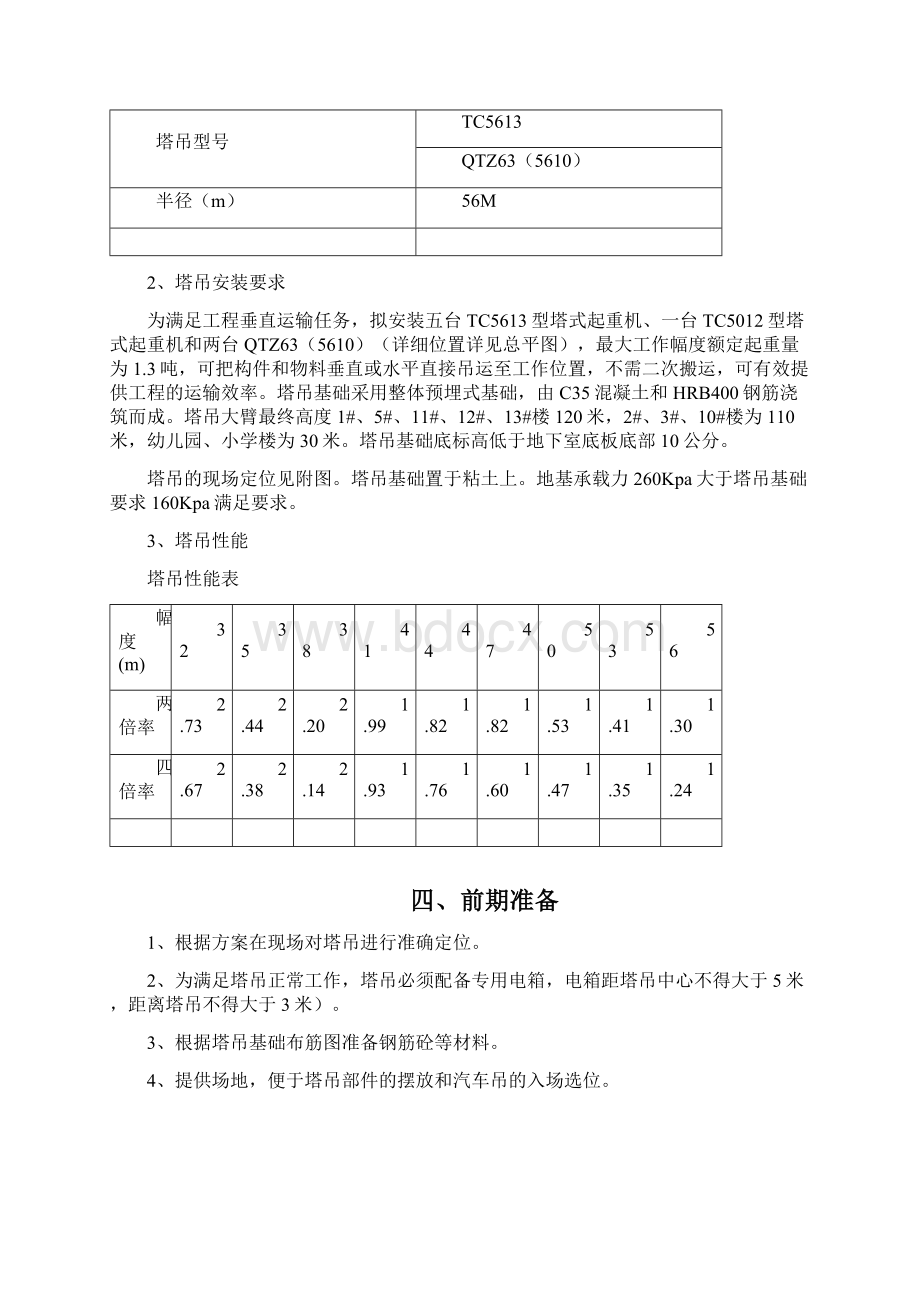 塔吊基础施工方案汇总Word下载.docx_第3页