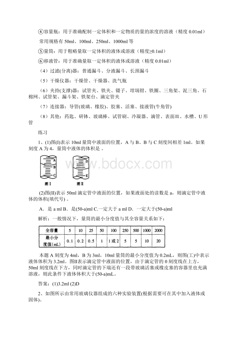 高考化学实验题归纳汇总.docx_第2页