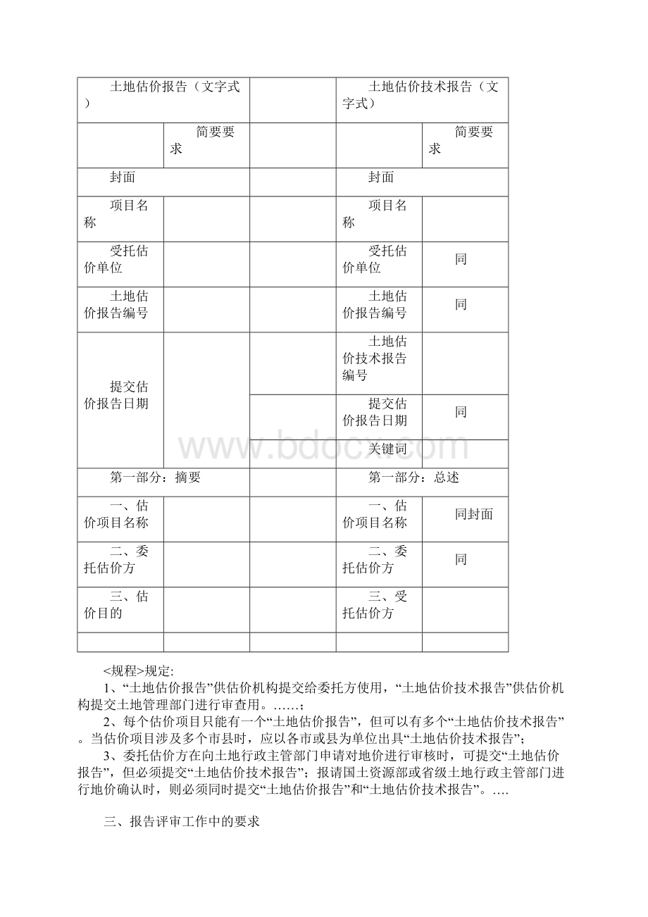 土地估价报告撰写的基本要求与问题分析旧规程大家可以参考.docx_第2页