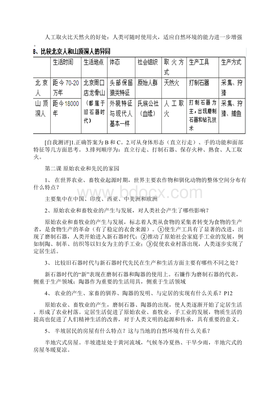 历史与社会八年级上册总复习提纲2个.docx_第2页