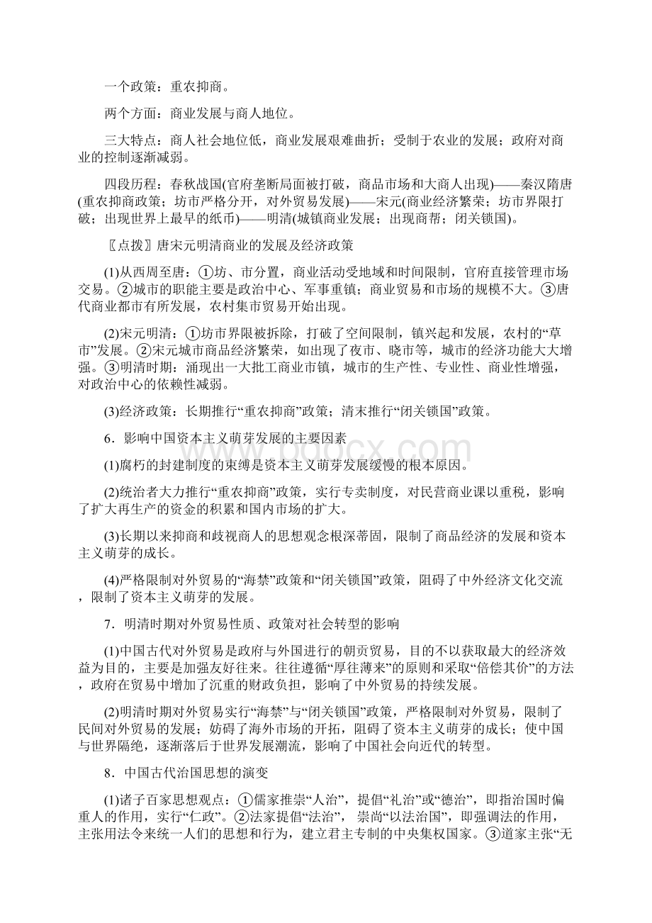 高考历史二轮复习六大专题整合精讲与点拨精品.docx_第3页