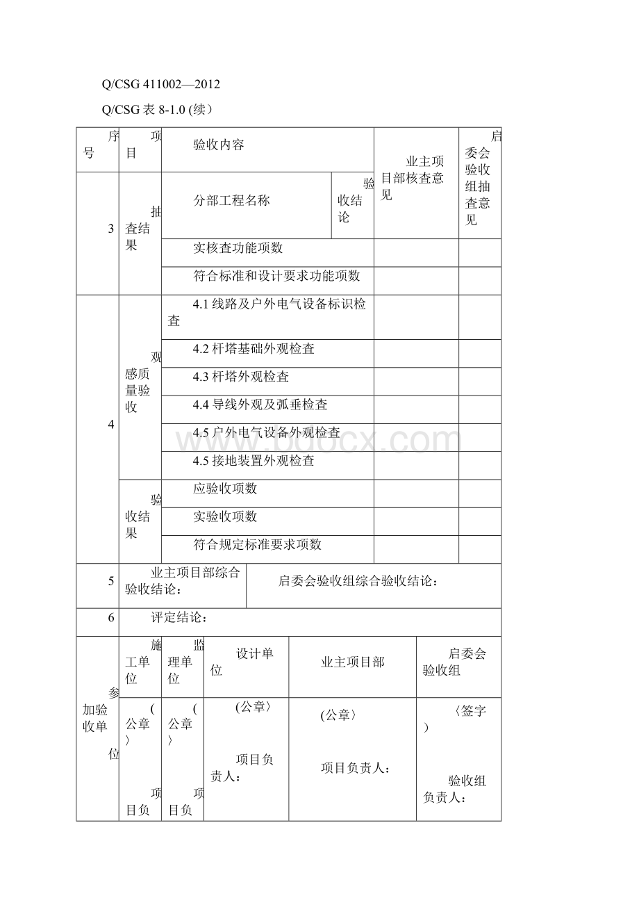 架空线路质量验评记录表doc.docx_第3页