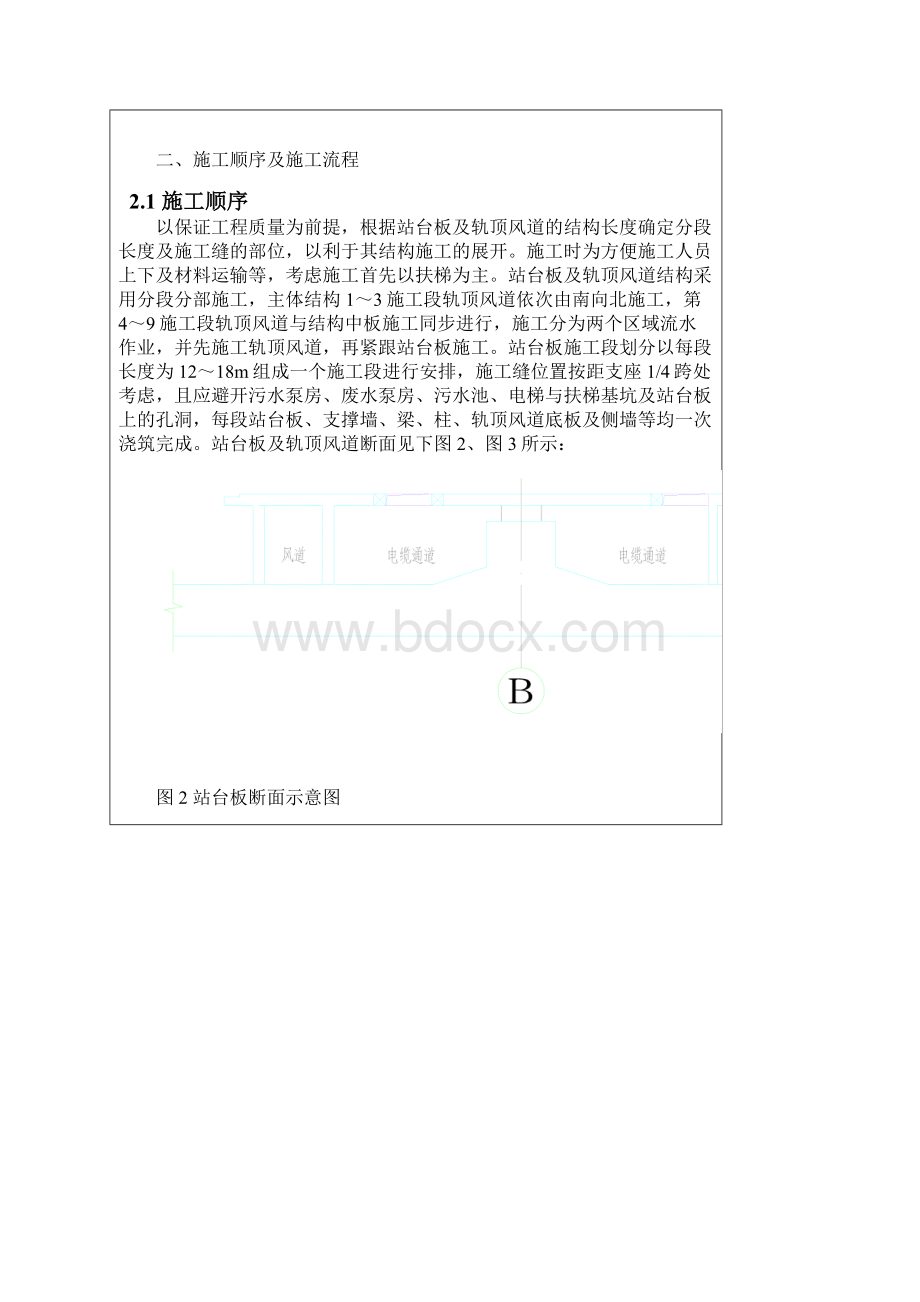 地铁站内部结构模板工程机支撑体系施工技术交底Word文档格式.docx_第2页