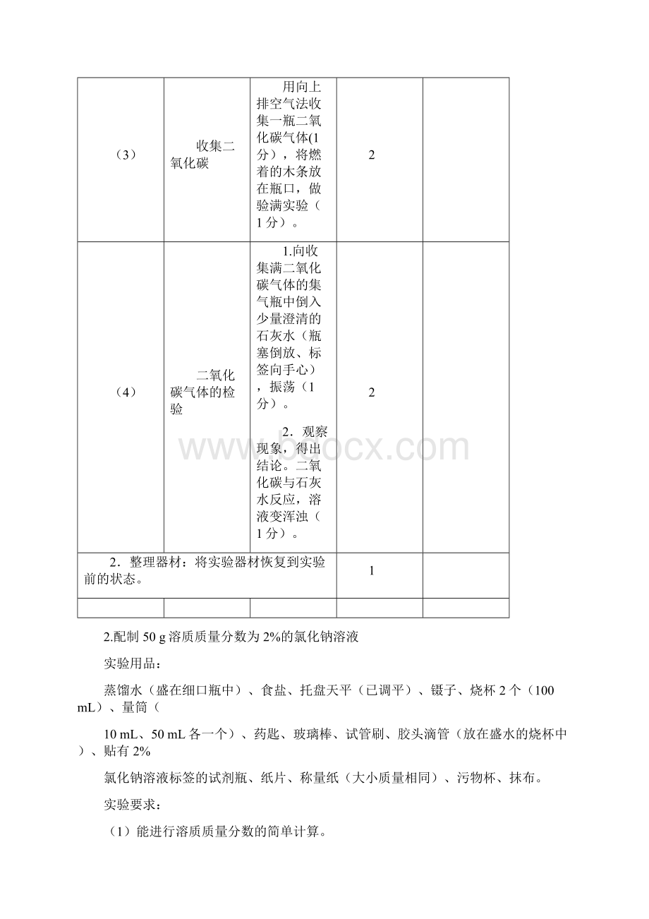 化实验参考试题及评分标准.docx_第3页