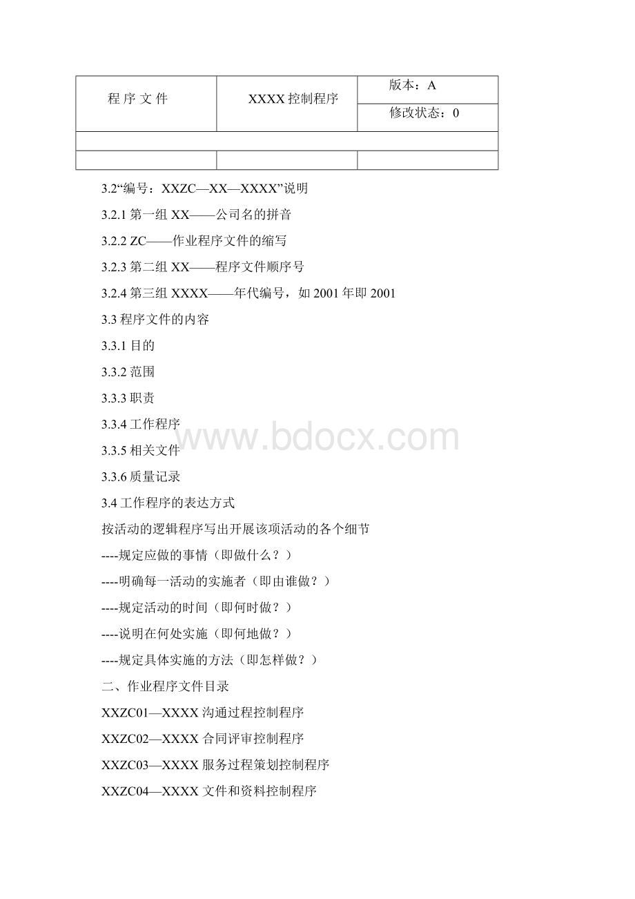 物业管理企业编写ISO9001程序文件指南DOC 12页.docx_第2页